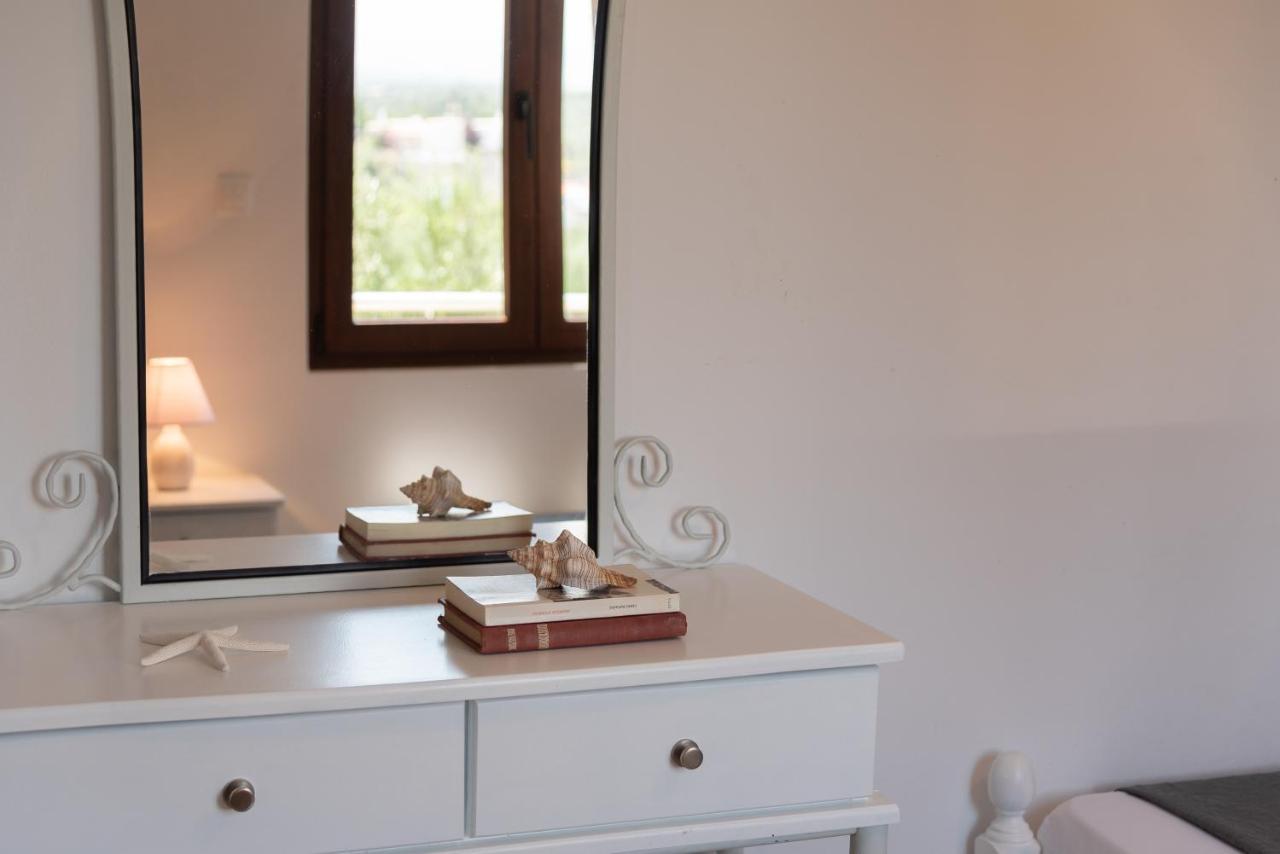 Family Villa Rousa In Rethymno With Pool, Bbq And Kids Area Loutra Exteriör bild